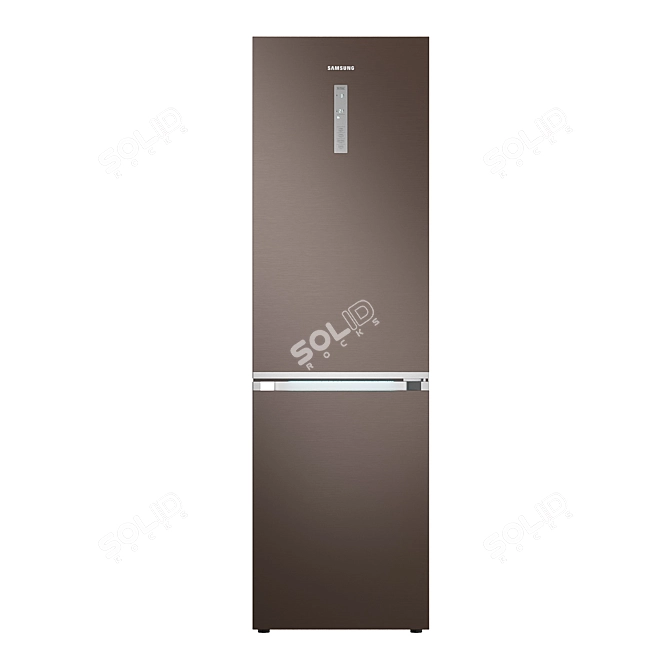 Samsung RB7000 RB41R7847DX 595х650х2016 - Sleek and Spacious Refrigerator 3D model image 1