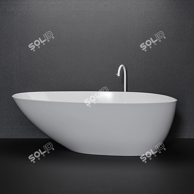 Agape Drop Bathtub - Sleek and Luxurious 3D model image 2