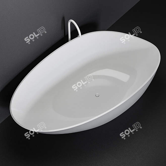  Agape Drop Bathtub - Sleek and Luxurious 3D model image 3