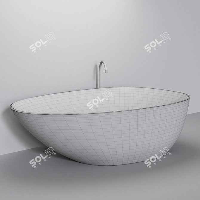  Agape Drop Bathtub - Sleek and Luxurious 3D model image 5