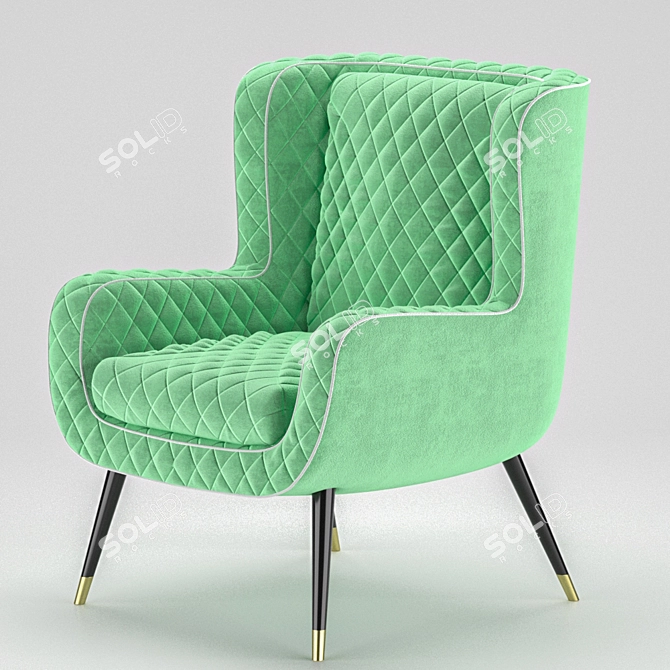 Baxter Dolly: Elegant Comfort 3D model image 3