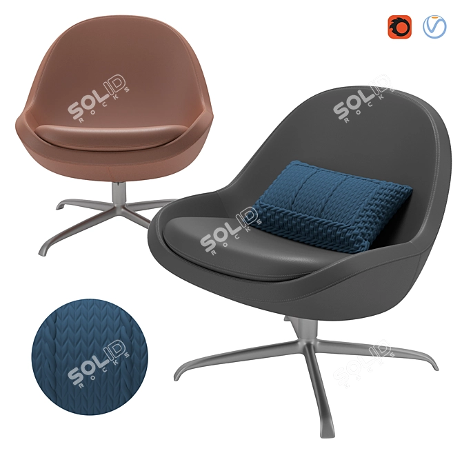 Boconcept Veneto - Modern Luxury Chair 3D model image 1