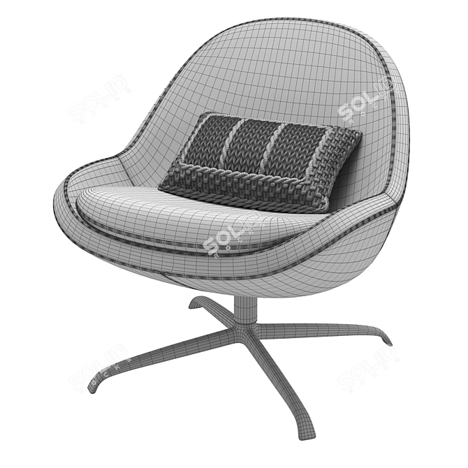Boconcept Veneto - Modern Luxury Chair 3D model image 13