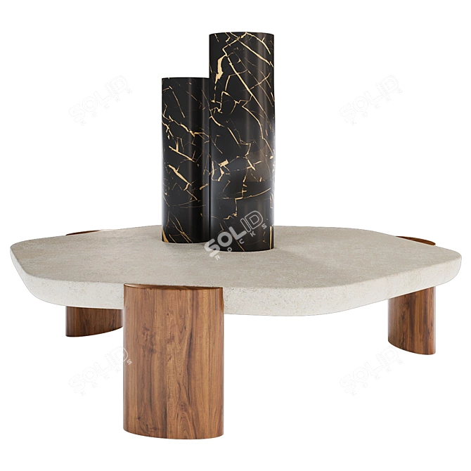 Natural Beauty Low Table 3D model image 2