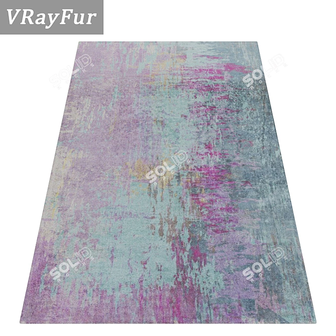 High-Quality Carpets Set 3D model image 2