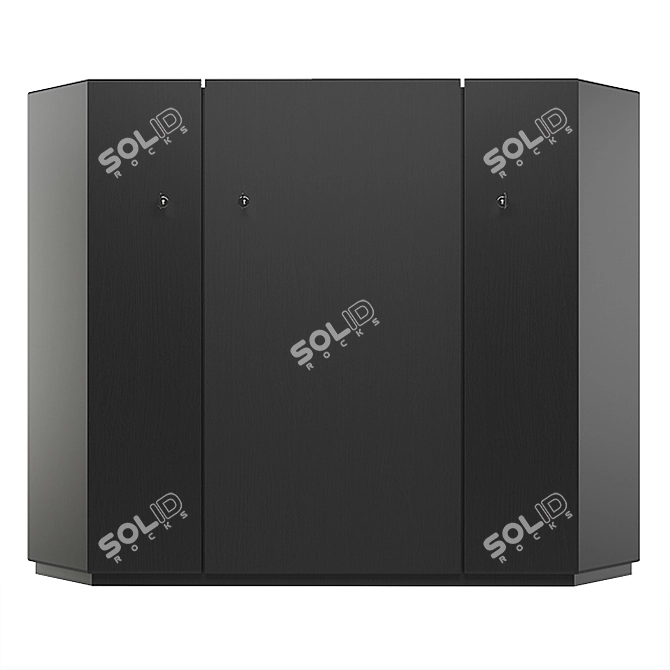 Elegant Cassina Bramante Cabinet 3D model image 2