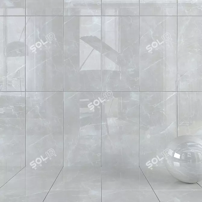 Maison Bone Wall Tiles: HD Multi-Texture Design 3D model image 1