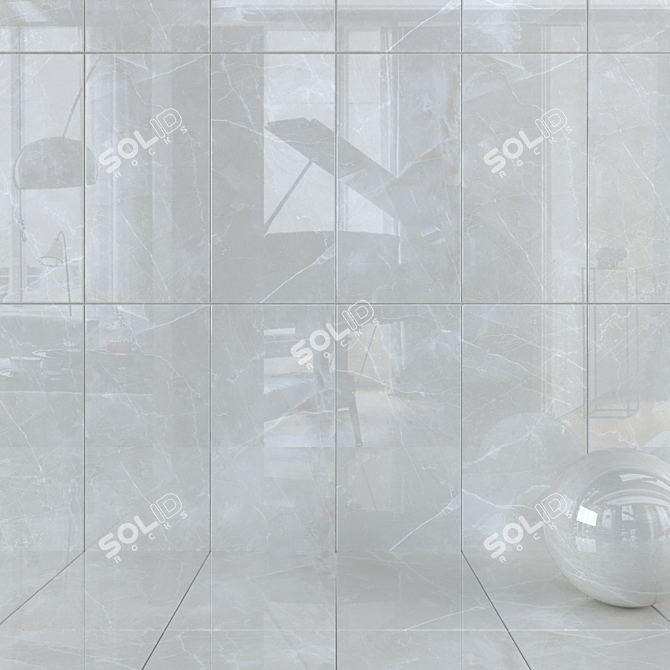 Maison Bone Wall Tiles: Multi-Texture, 3D Max, Corona Render 3D model image 1