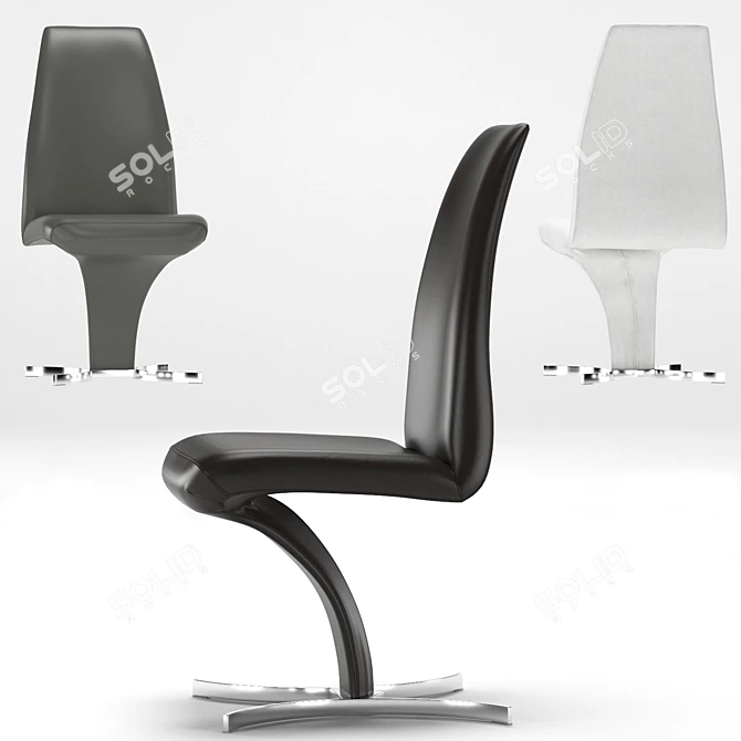 Luxury Betty Dining Chair - Italian Style & Modern Design 3D model image 2