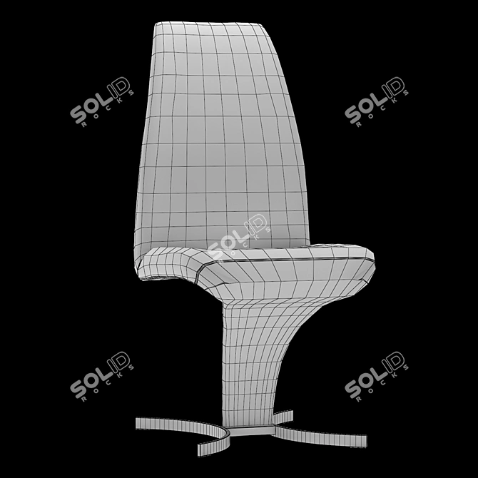 Luxury Betty Dining Chair - Italian Style & Modern Design 3D model image 5