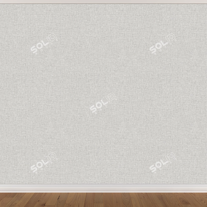 Seamless Wallpaper Set: 3 Colors 3D model image 2