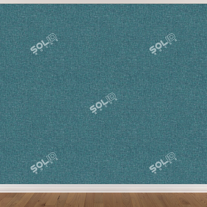 Seamless Wallpaper Set: 3 Colors 3D model image 4