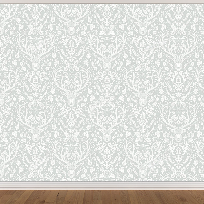 Seamless Wallpaper Set - 3 Colors 3D model image 2