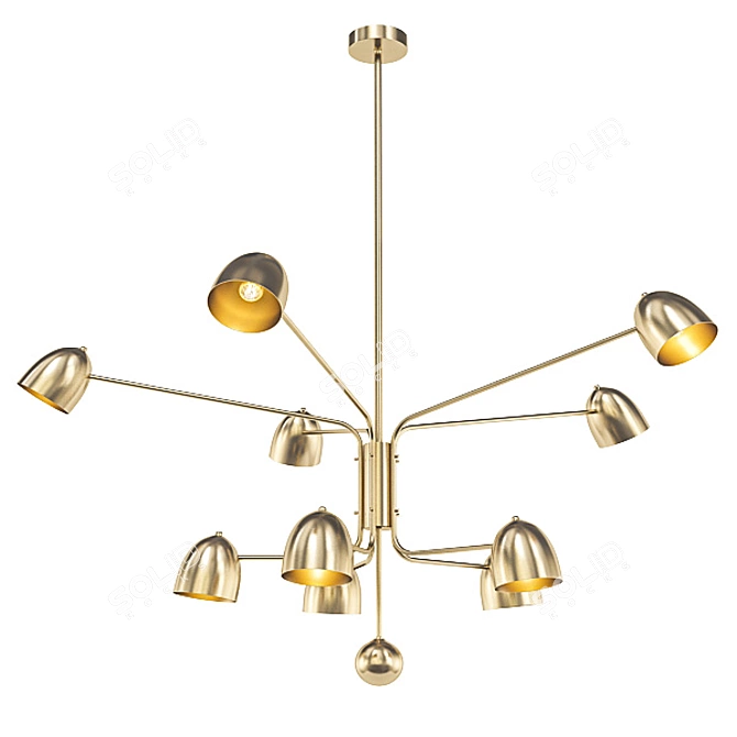 Modern Chandeliers Collection 3D model image 2