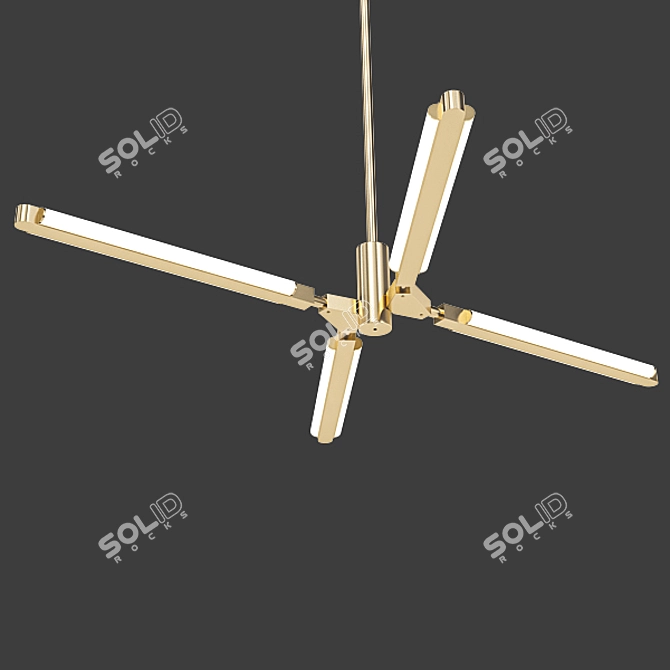 Title: Modern Collection Chandeliers 3D model image 2