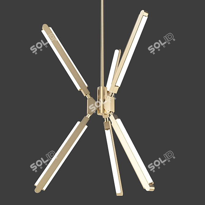 Title: Modern Collection Chandeliers 3D model image 5