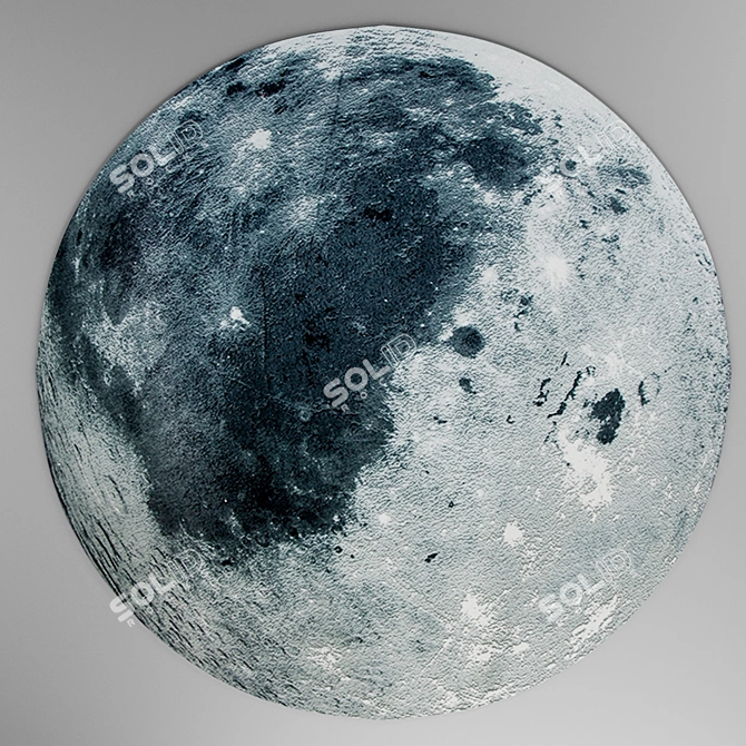 Lunar Adventure Rug 3D model image 1