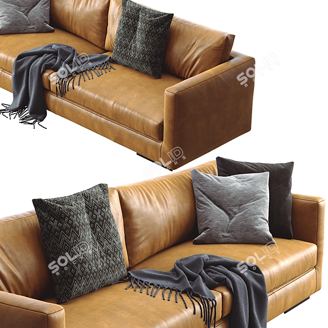 Modern Flexform Magnum Sofa 3D model image 2