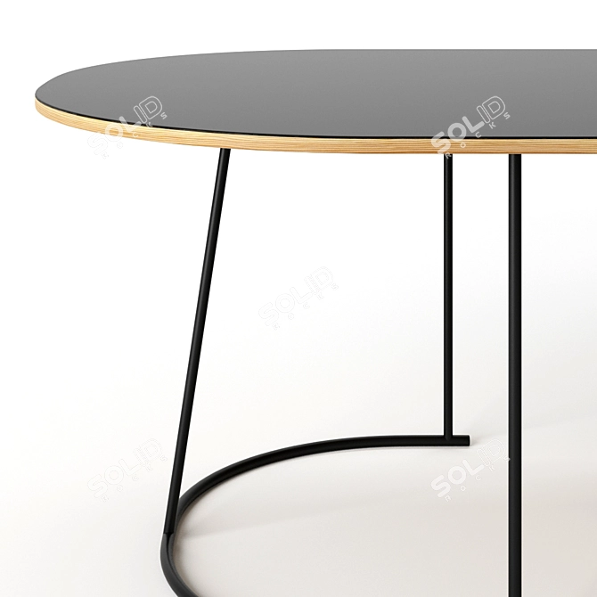 Modern Airy Large Table 3D model image 3