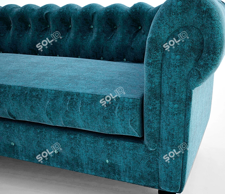 Archive Sofa with Textures 3D model image 4