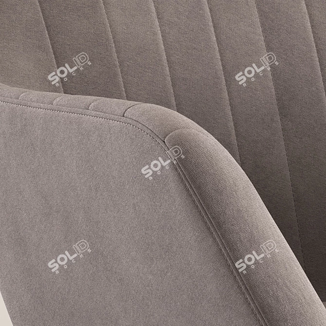 Velvet Armchair: Christie/H.La Forma 3D model image 3