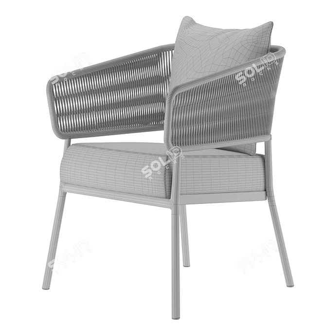 Elegant Soul Chair: Luan Del Savio / Saccaro 3D model image 2