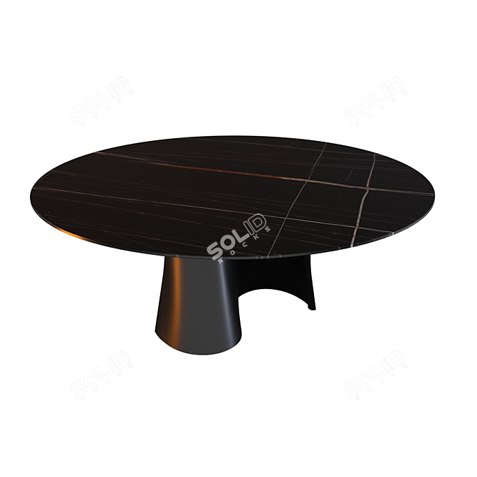 Modern Design S TABLE: Stylish 175cm Dining Table 3D model image 3