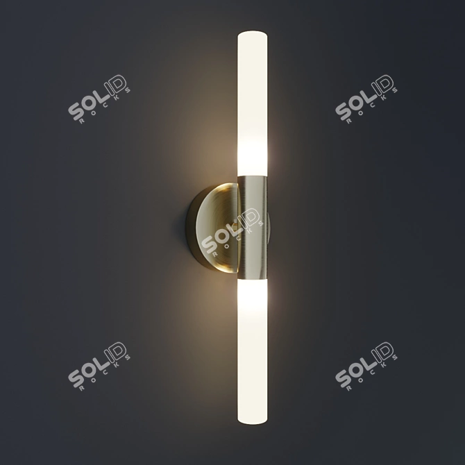 Sleek Agnes Wall Sconce 3D model image 1