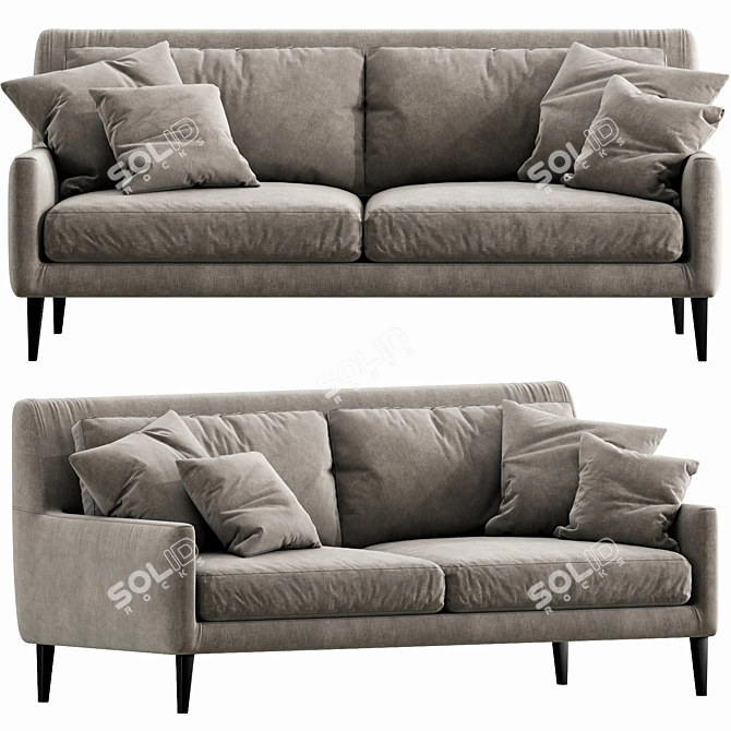 Luxury Chaise Lounge - Indera Weeknd 3D model image 1