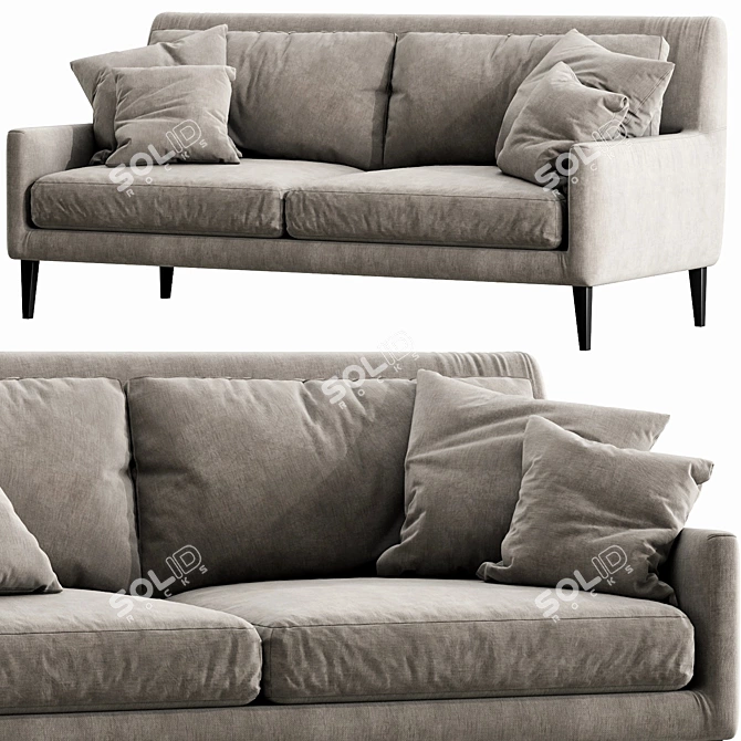 Luxury Chaise Lounge - Indera Weeknd 3D model image 2