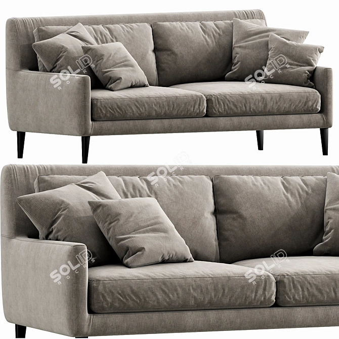 Luxury Chaise Lounge - Indera Weeknd 3D model image 3