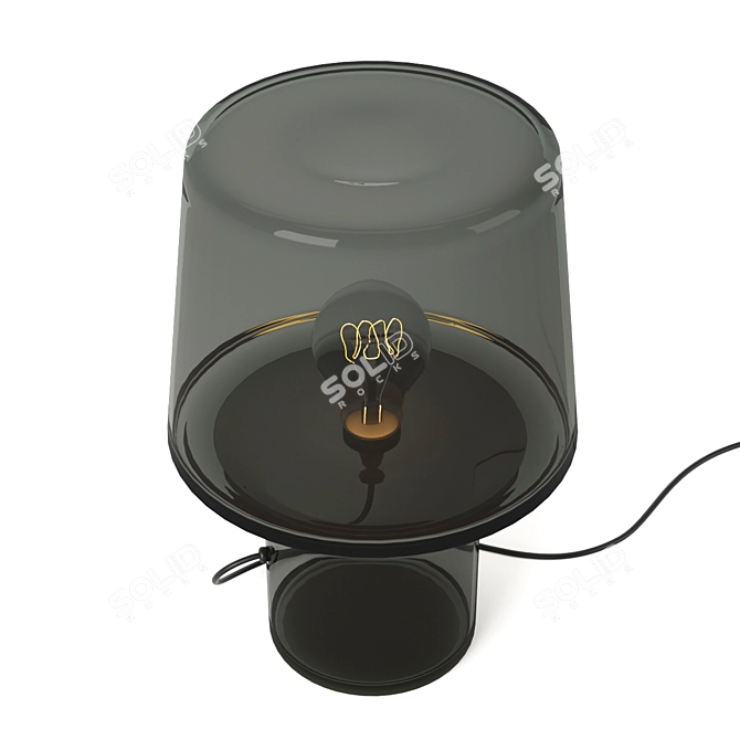Muuto Cozy Grey Lamp 3D model image 2