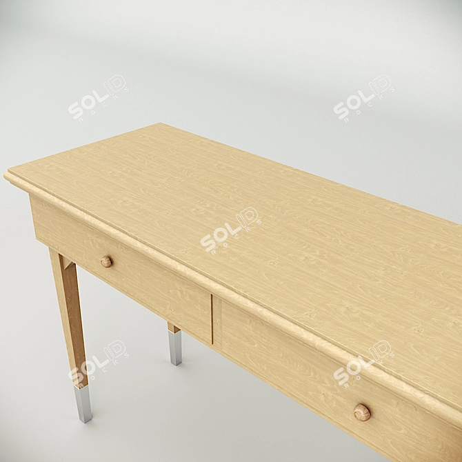 Elegant Classic Work Table 3D model image 3