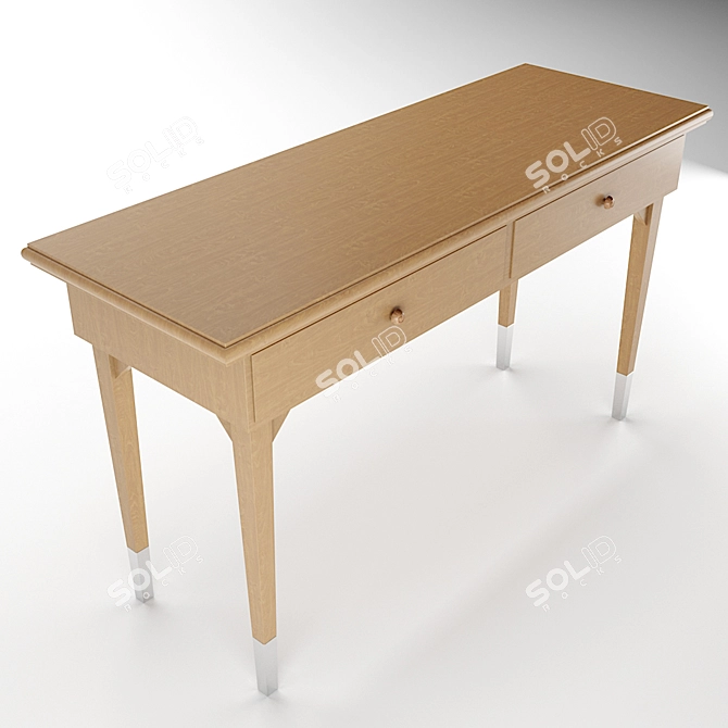 Elegant Classic Work Table 3D model image 6
