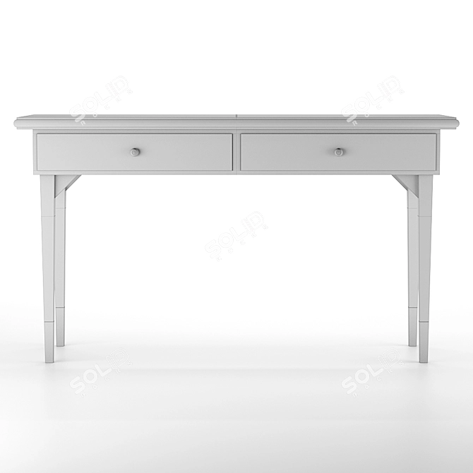 Elegant Classic Work Table 3D model image 7