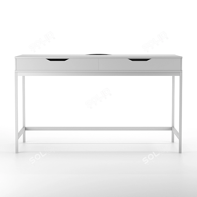 Modern Alex Table with Cable Management 3D model image 7