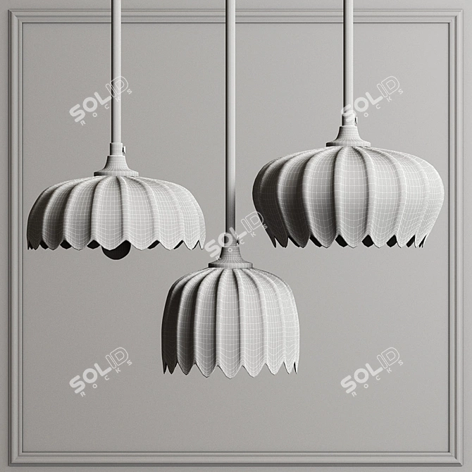 Modern Light Set 2015 3D model image 3