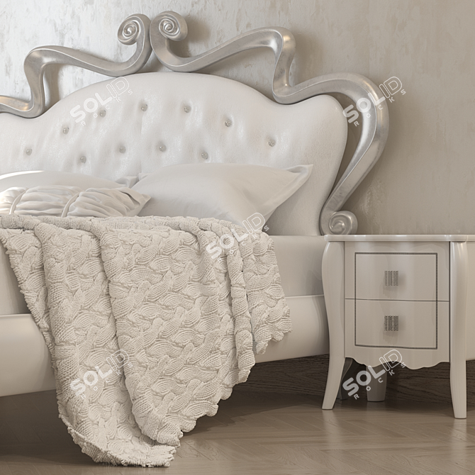 Title: Flex Ludovica Bed 3D model image 2