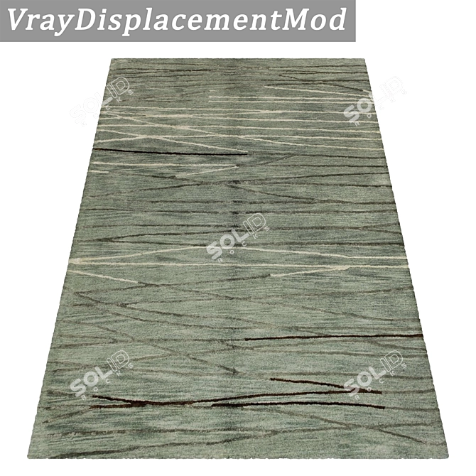 Premium Set of 3 High-Quality Carpets 3D model image 3