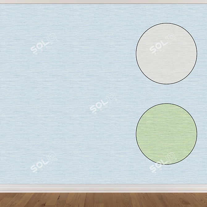 Title: Seamless Wallpaper Set 451 3D model image 1