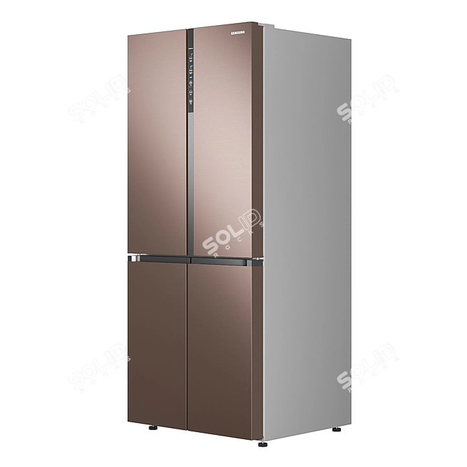 Premium Samsung RF5500 RF50K5961DP Refrigerator 3D model image 2