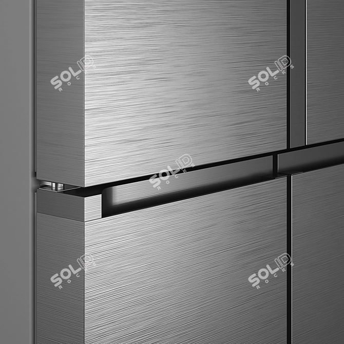 Samsung RF5500K RF50N5861B1 Refrigerator. 795x745x1920 Dimensions. 3ds Max + 3D model image 3