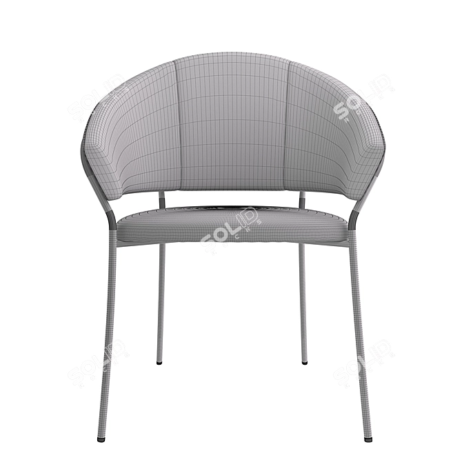 Modern Jazz Chair: Sleek Design, Ultimate Comfort 3D model image 3