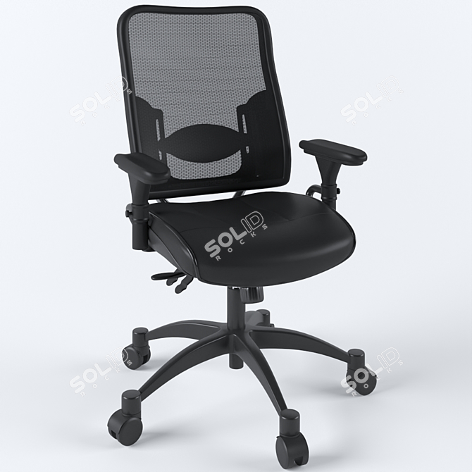 Ultimate Comfort Executive Chair 3D model image 1
