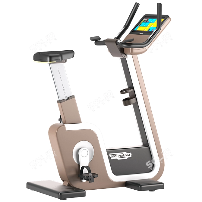 Premium Smooth Ride Technogym Bike 3D model image 1