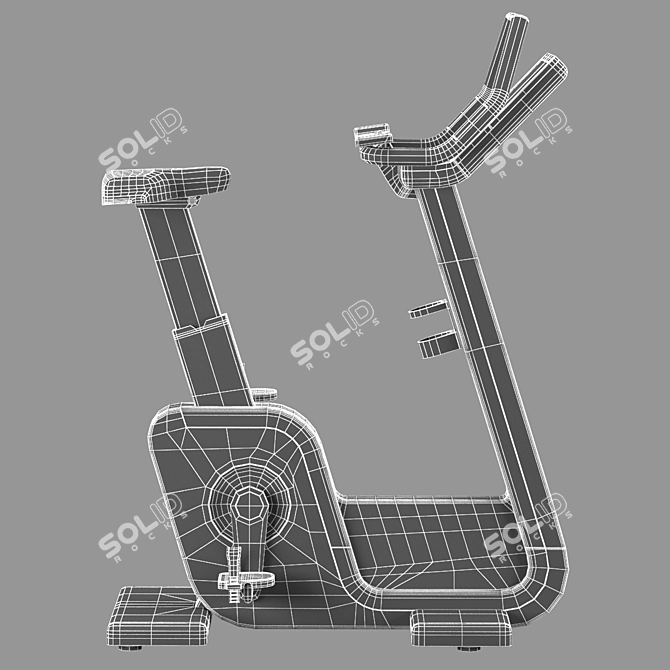 Premium Smooth Ride Technogym Bike 3D model image 4