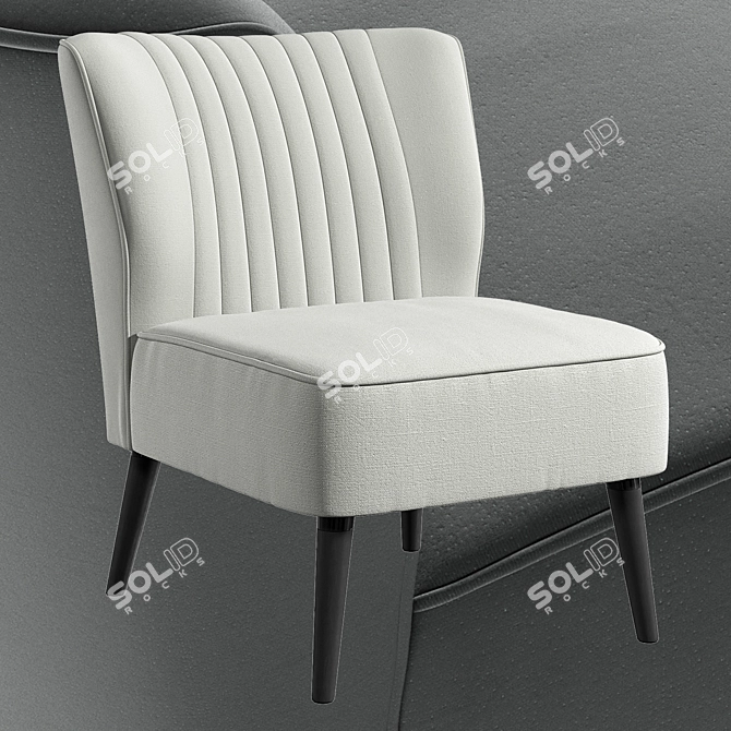 Atticus Armchair: Modern Comfort for Your Space 3D model image 4