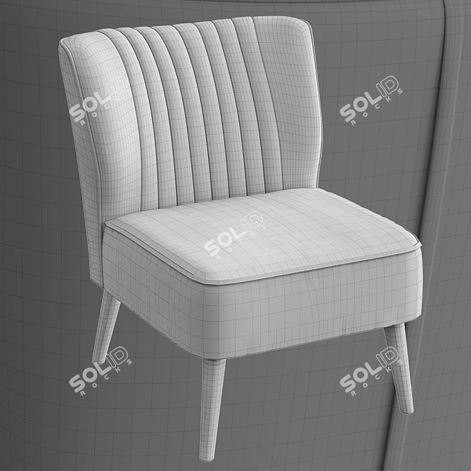 Atticus Armchair: Modern Comfort for Your Space 3D model image 5