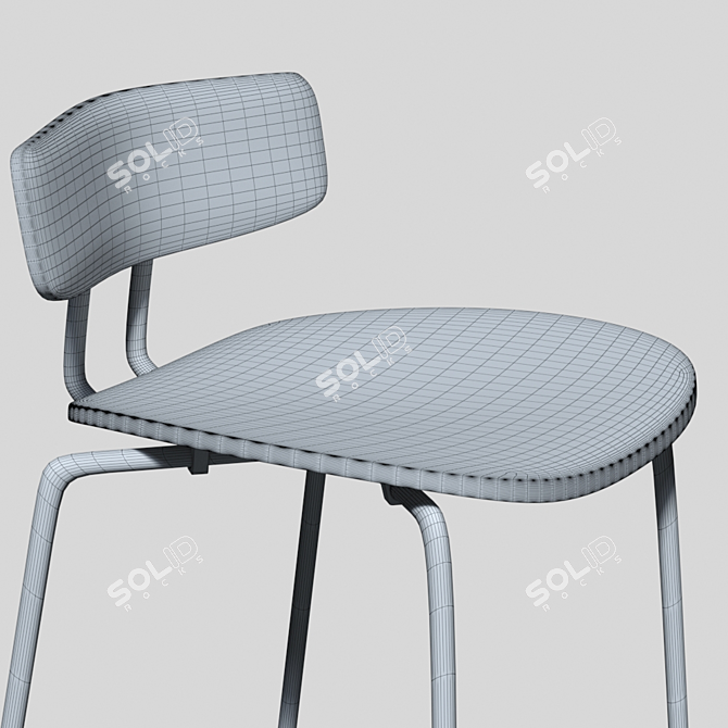 Modern Style: ZEITRAUM OKITO Plywood Chairs 3D model image 8