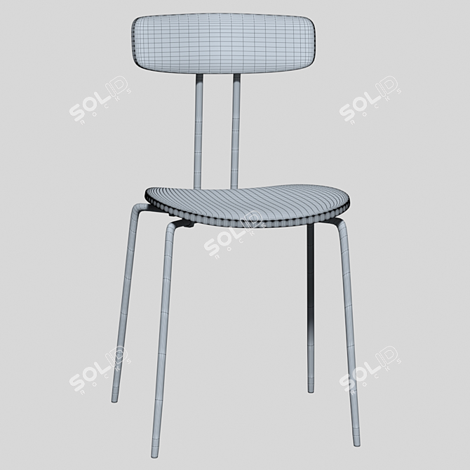 Modern Style: ZEITRAUM OKITO Plywood Chairs 3D model image 11